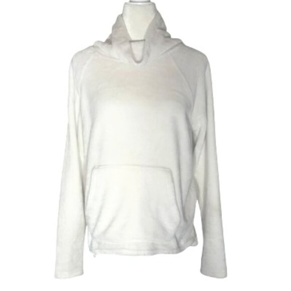 White Velour Women's C9 by Champion Pullover Sweatshirt - Medium - Picture 1 of 6